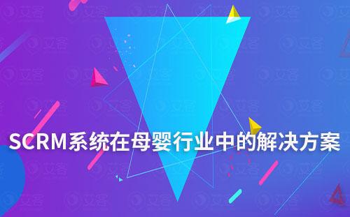 SCRM管理系統(tǒng)在母嬰行業(yè)中的解決方案