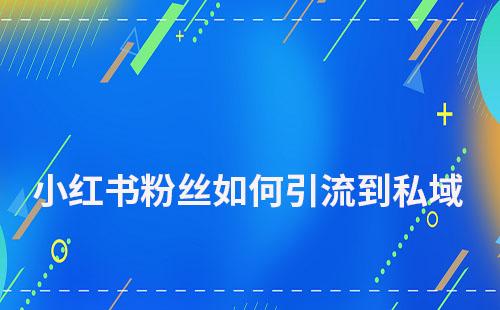 小紅書粉絲如何引流到私域