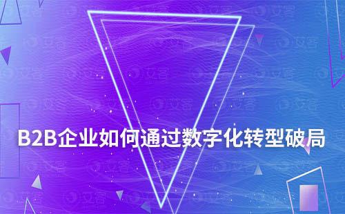 B2B企業(yè)如何通過數(shù)字化轉型破局